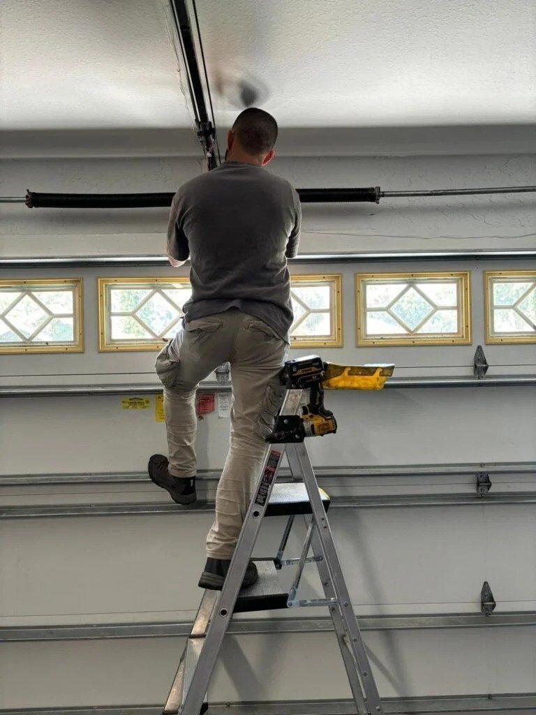 Garage Door Panel Replacement work on a garage door
