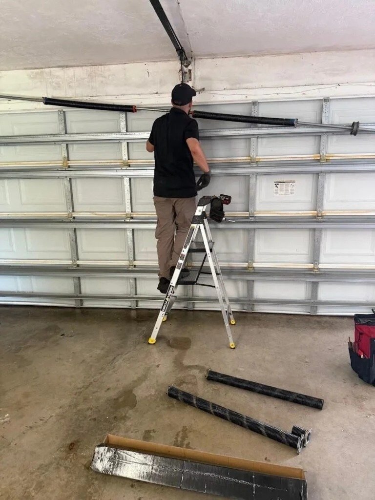 Garage door work by Crestwood of Charlotte in Charlotte