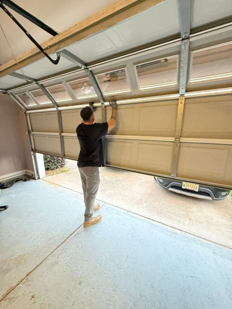 Garage door work by Crestwood of Charlotte in Charlotte