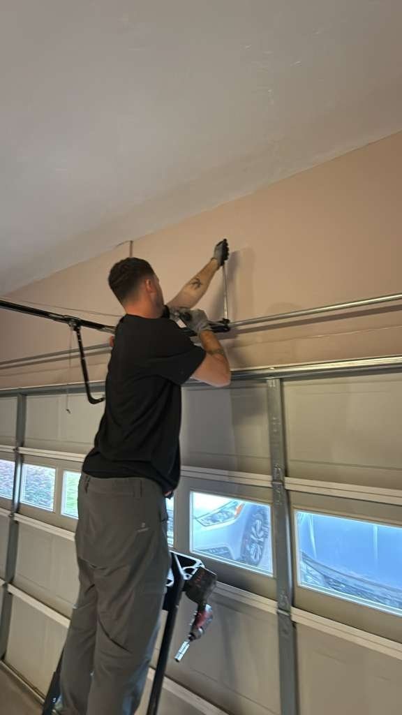 Garage door work by Crestwood of Charlotte in Charlotte