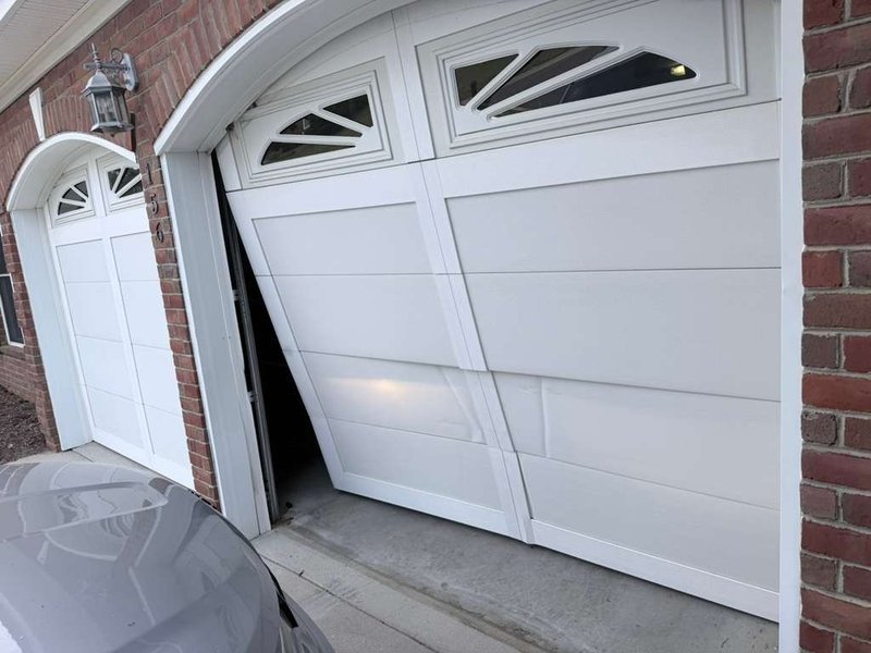 Off-Track Garage Door Repair by Crestwood of Charlotte